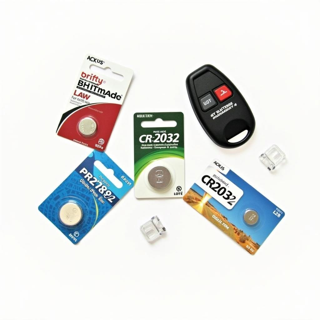 Various CR2032 Batteries for Key Fob