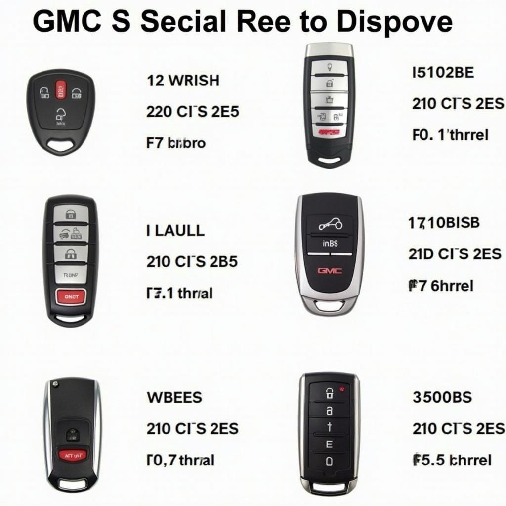 Different Types of GMC Sierra Key Fobs