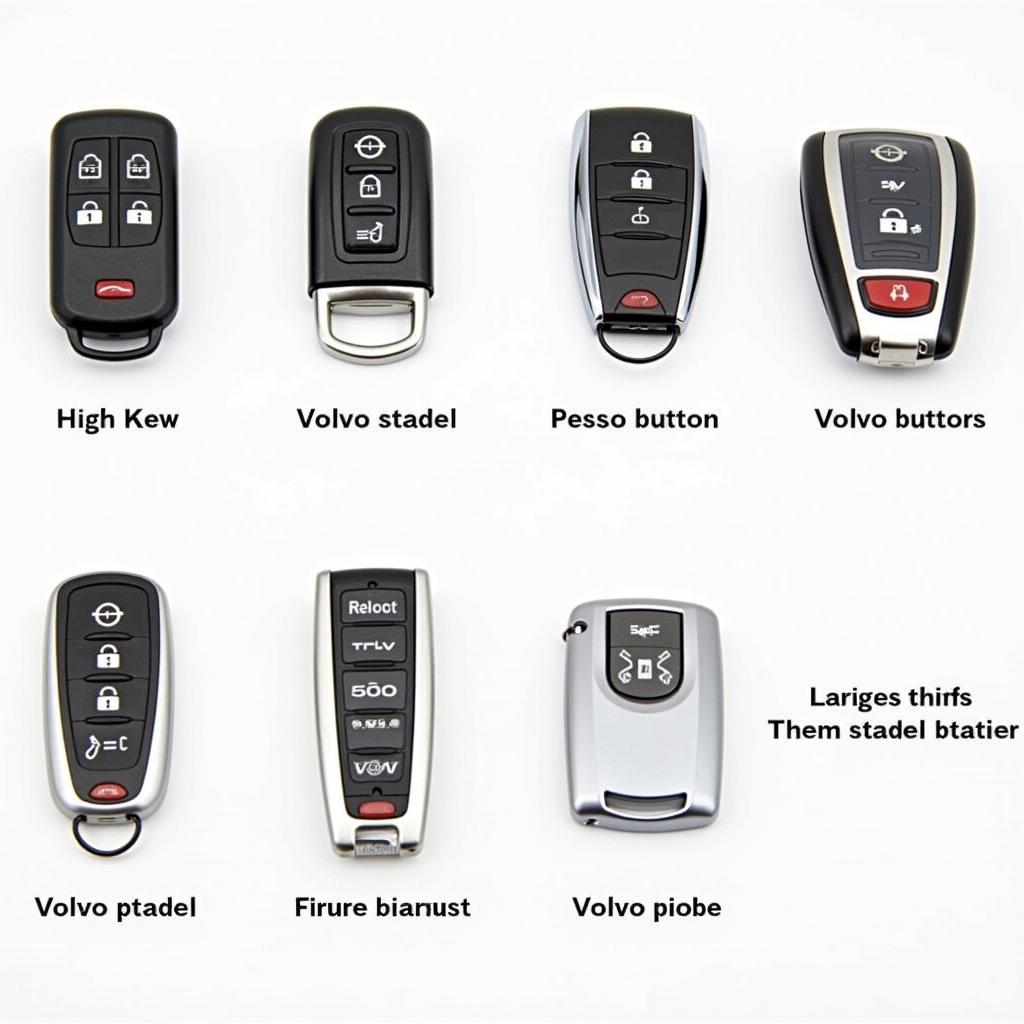 Different Volvo Key Fob Models and their Features