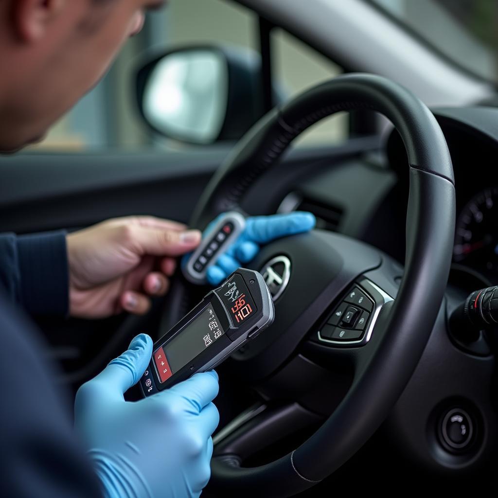 Professional Reprogramming of a Vauxhall Astra Key Fob using Diagnostic Equipment