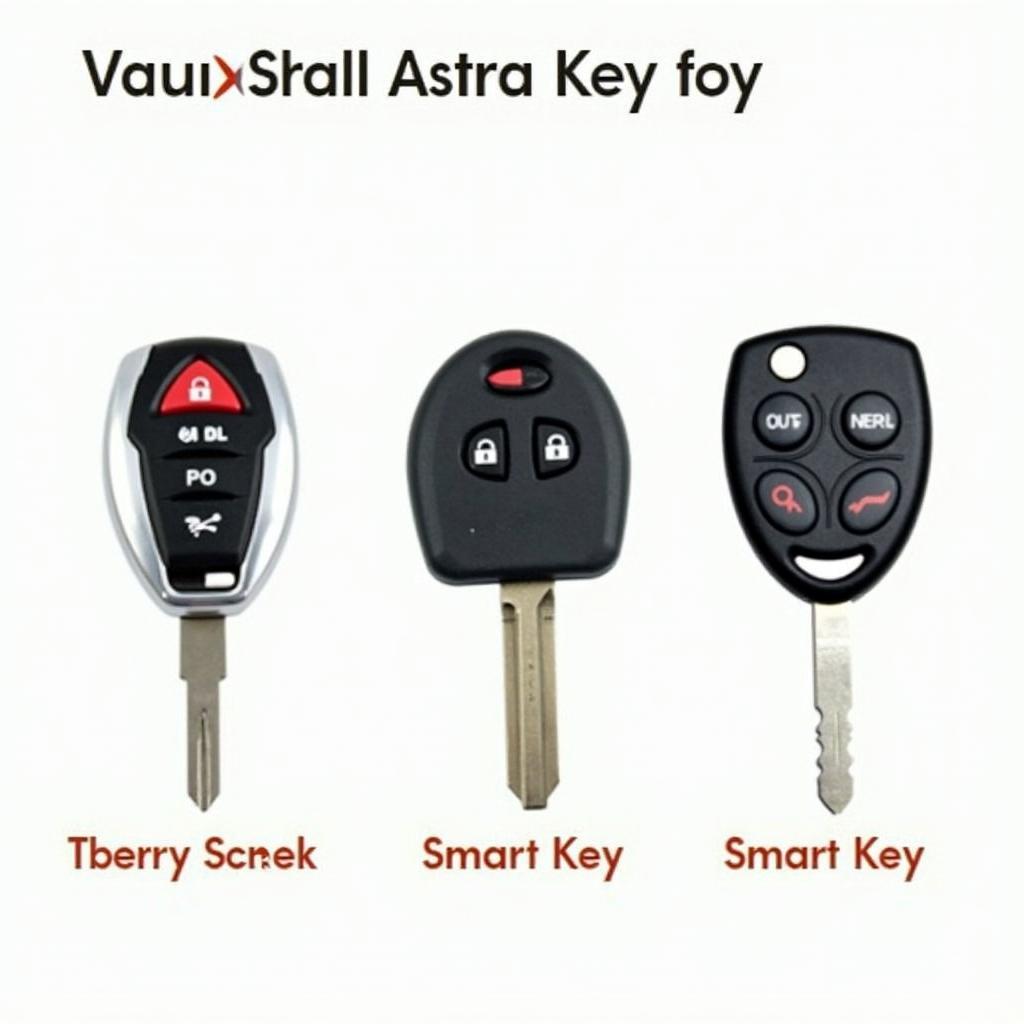 Vauxhall Astra Key Fob Types - Remote, Transponder, and Smart Key