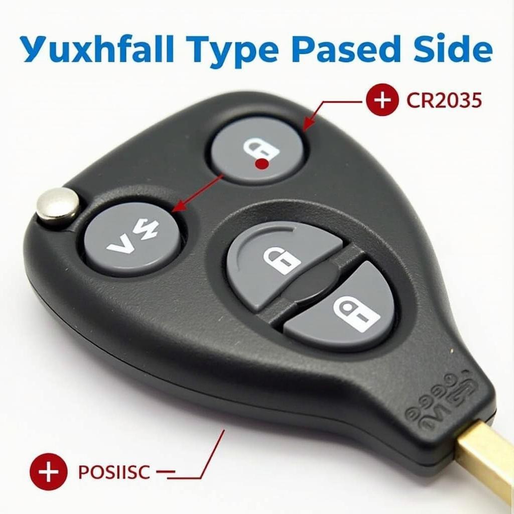 Different Vauxhall Key Fob Battery Types