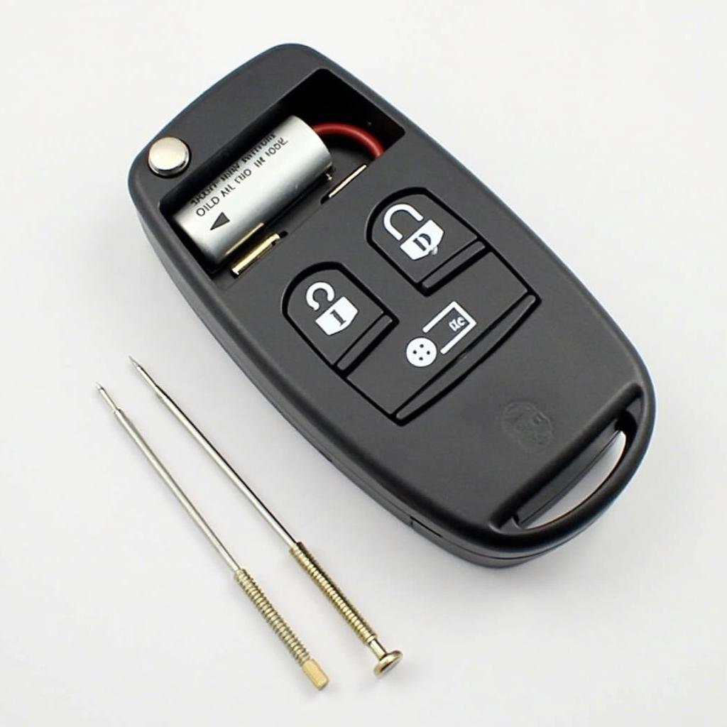 Replacing the battery in a Volvo key fob