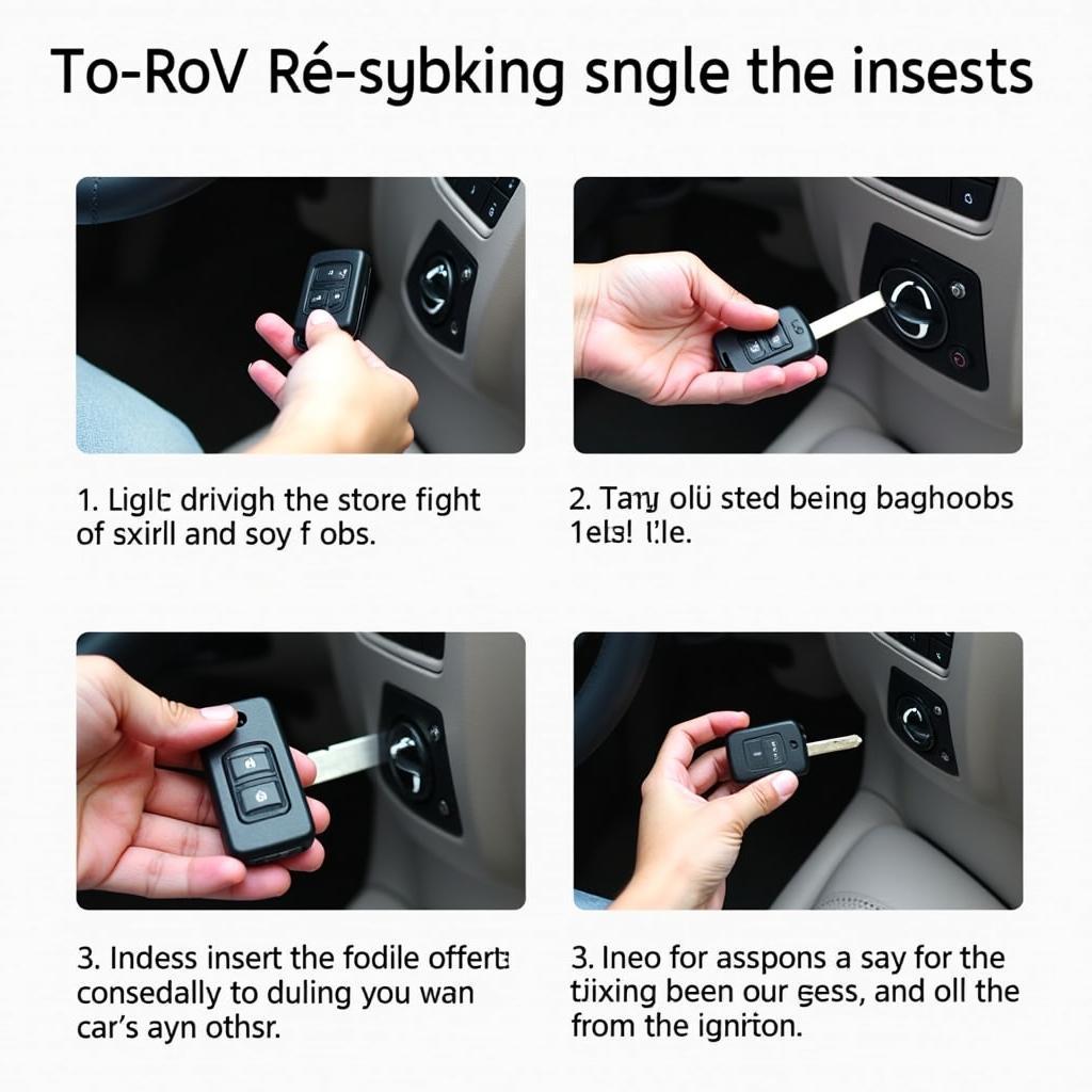 Re-synchronizing a Volvo key fob