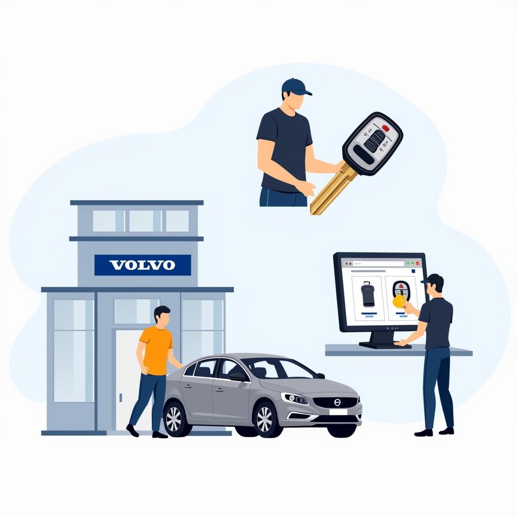 Volvo Key Fob Replacement Options: Dealership, Locksmith, Online