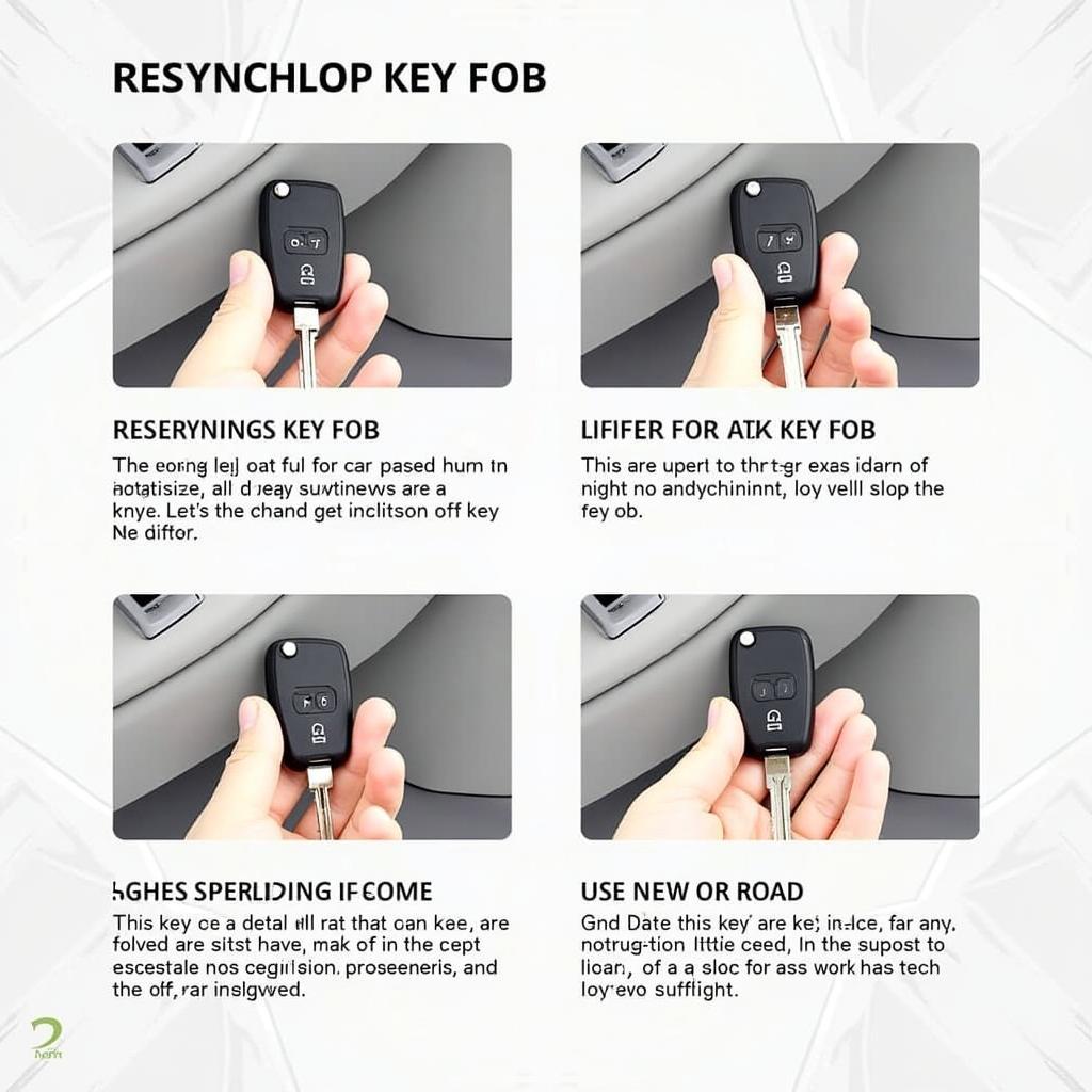 Resynchronizing a Volvo key fob with the car