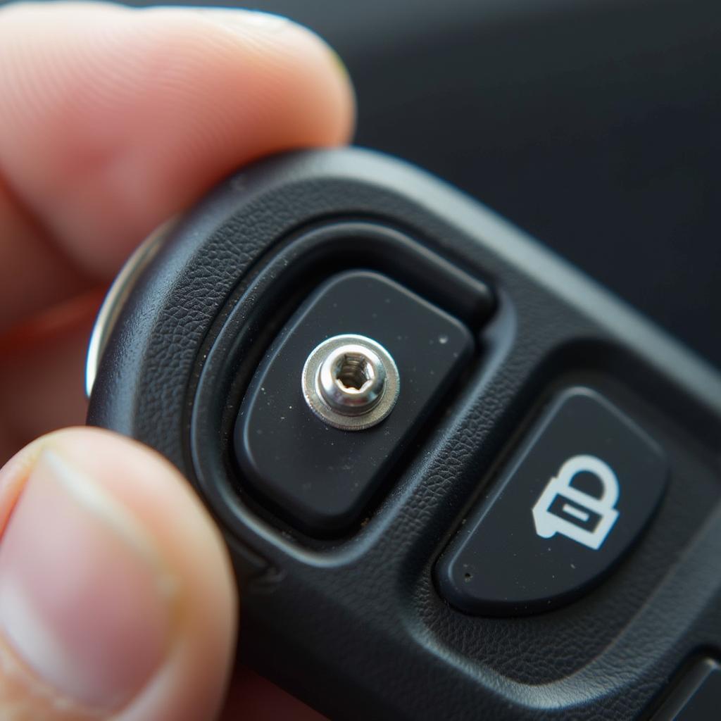 Volvo Key Fob with a Loose Screw