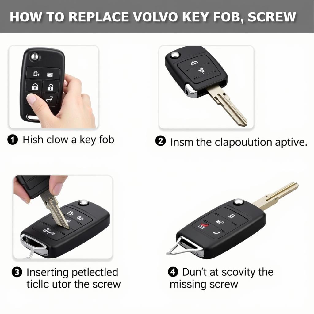 Replacing a Volvo Key Fob Screw