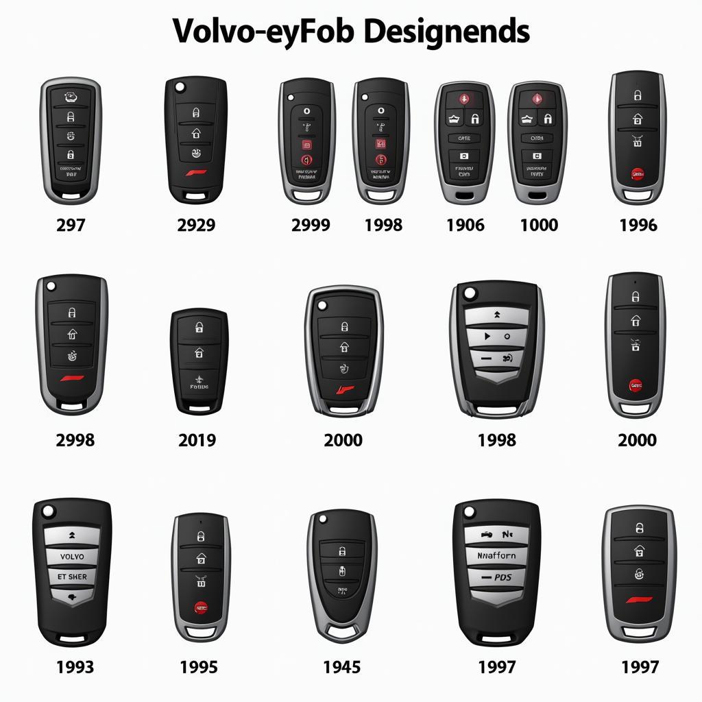 Different Types of Volvo Key Fobs