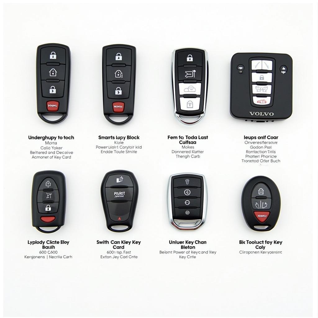 Different Types of Volvo Key Fobs