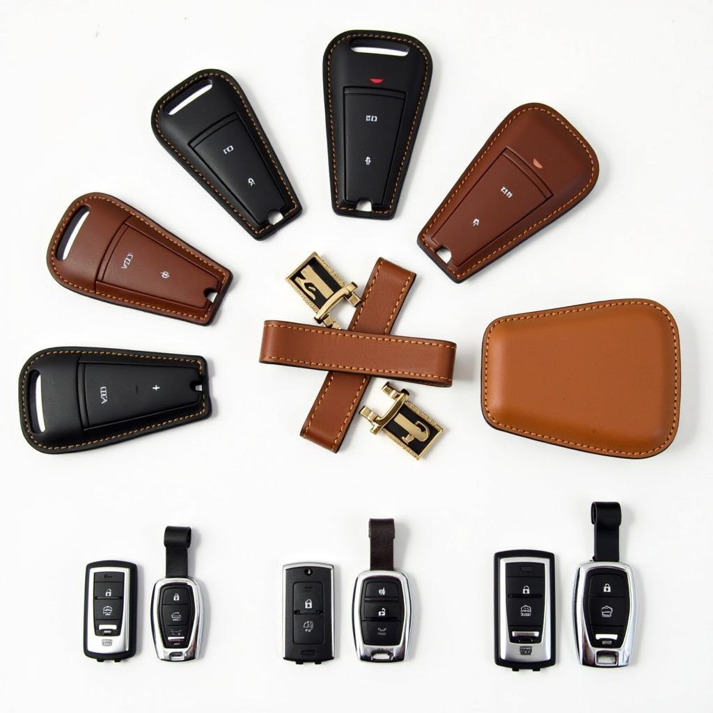 Variety of Volvo Leather Key Fob Shells