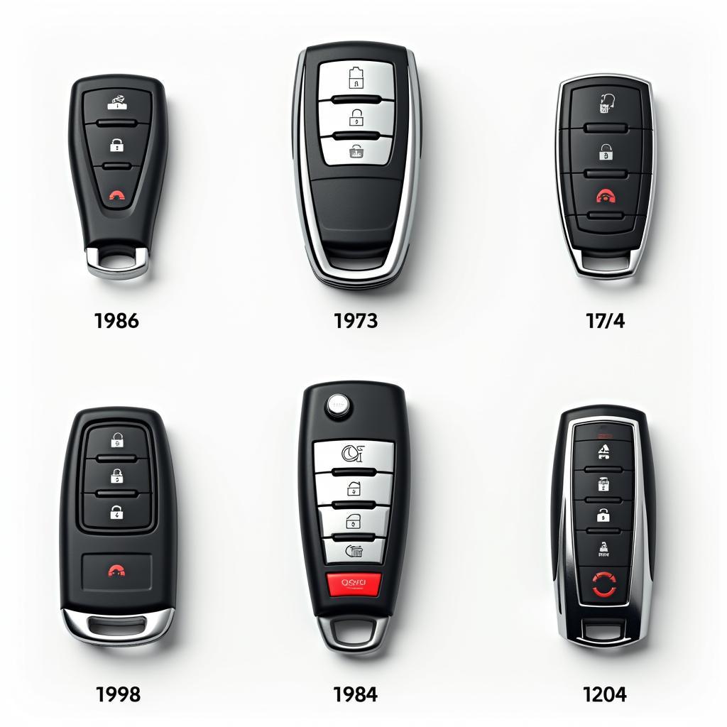 Different Types of Volvo S40 Key Fobs