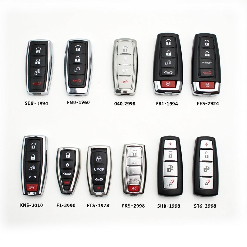 Different Volvo S60 Key Fob Types