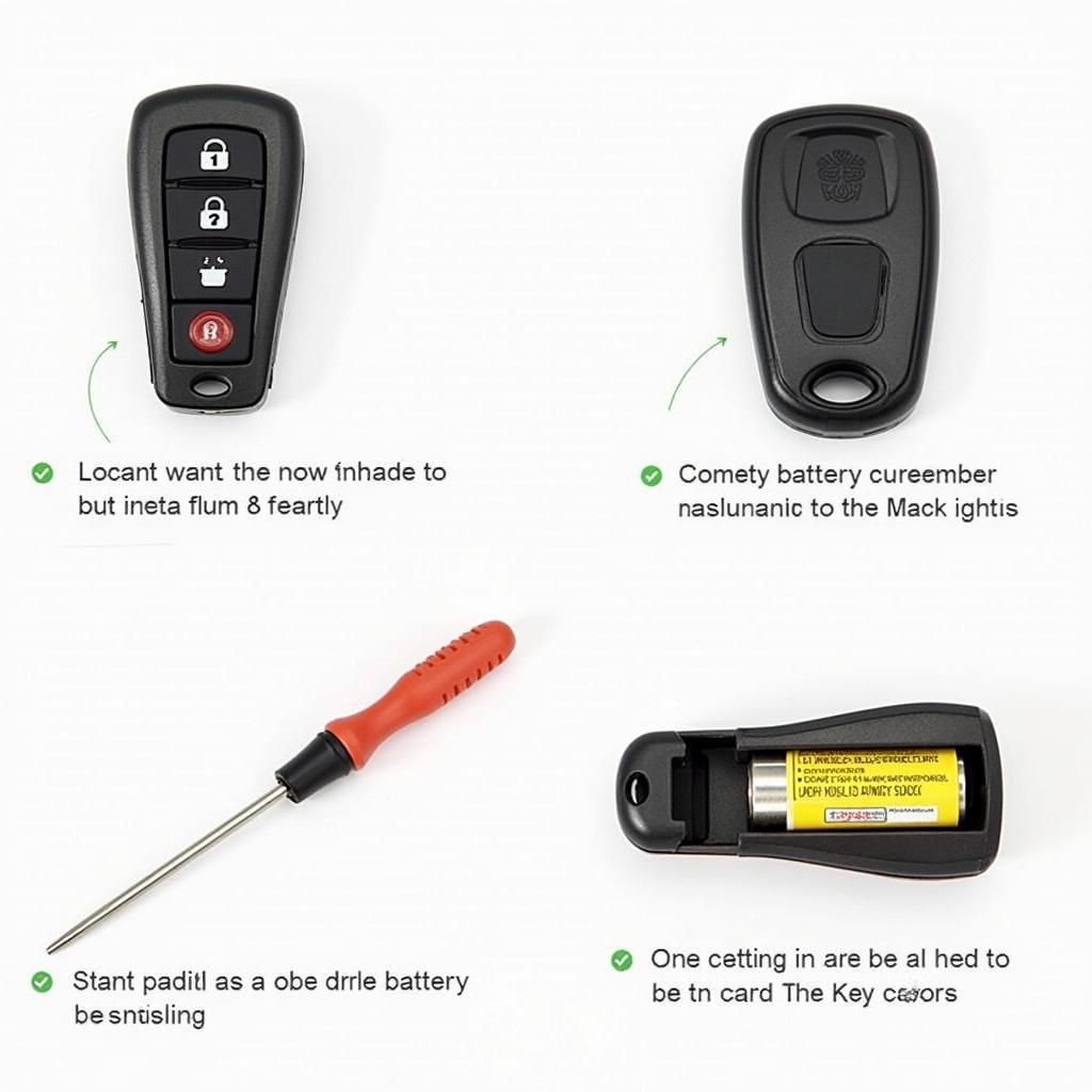 Replacing the Battery in a Volvo S80 Key Fob