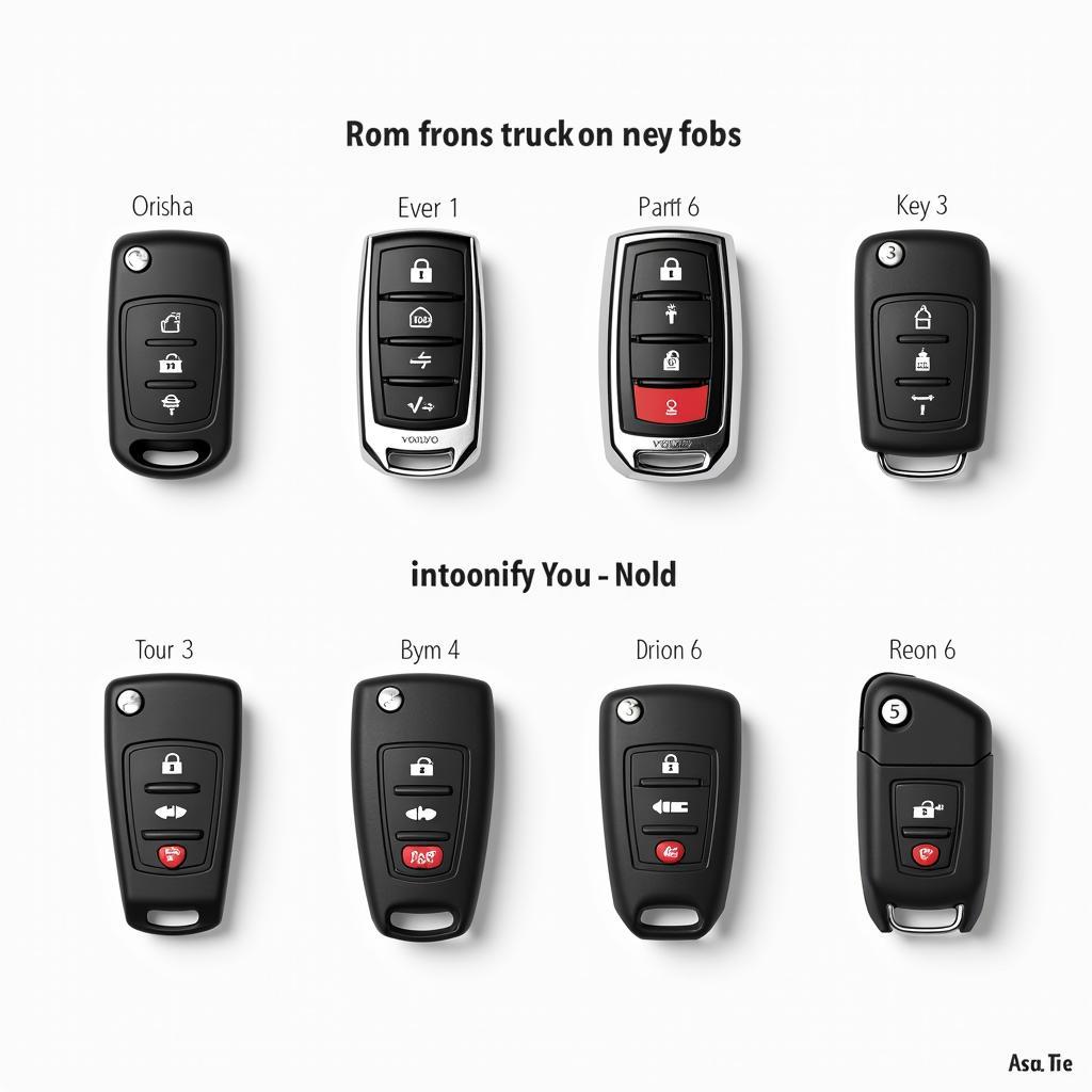 Different Types of Volvo Truck Key Fobs