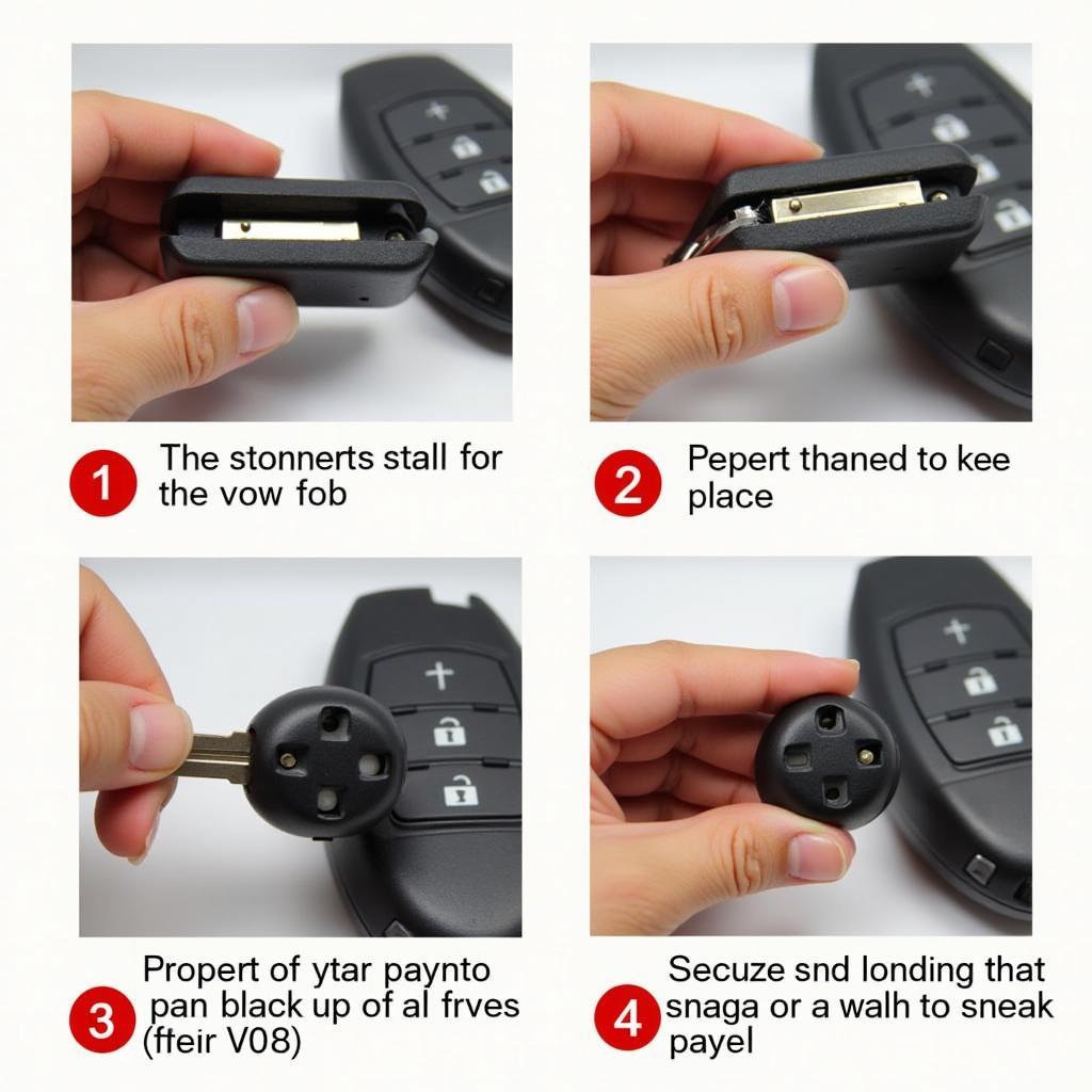 Installing a New Volvo V70 Key Fob Holder