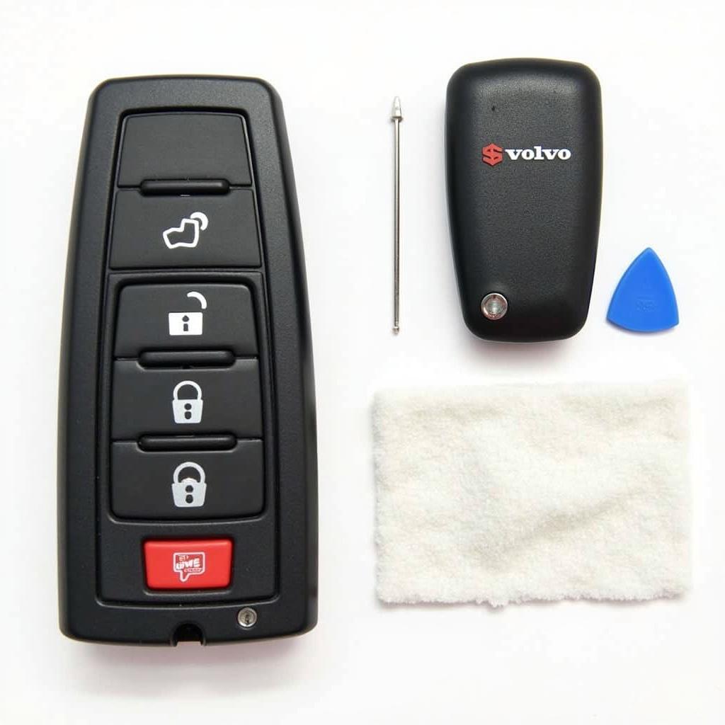 Maintaining your Volvo V70 key fob: keeping it clean, dry, and protected from damage.