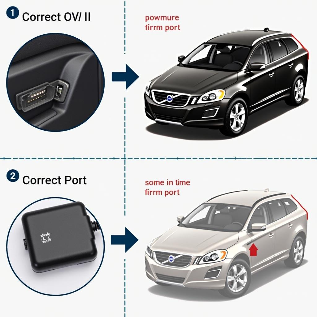 Connecting Diagnostic Tool to Volvo XC60