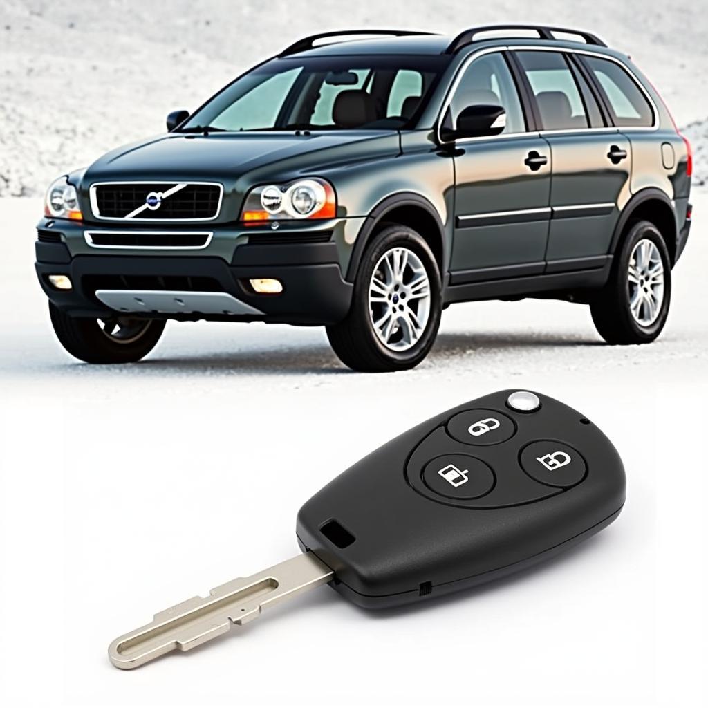 Volvo XC90 Key Fob and Car