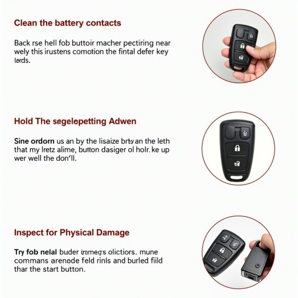 Troubleshooting Volvo XC90 Key Fob Issues: Checking Battery Contacts, Resynchronizing, Damage Inspection