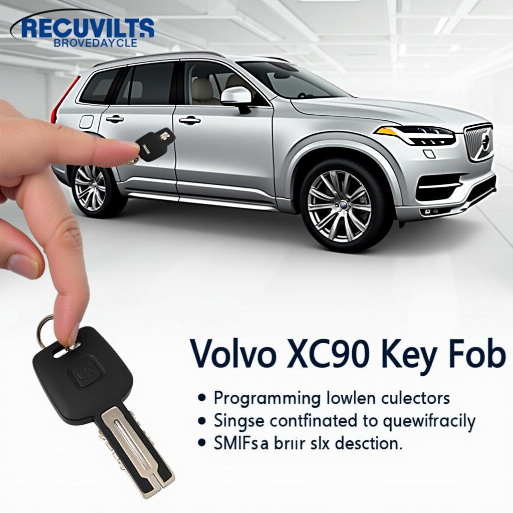 Volvo XC90 Programmed Key Fob Working Perfectly