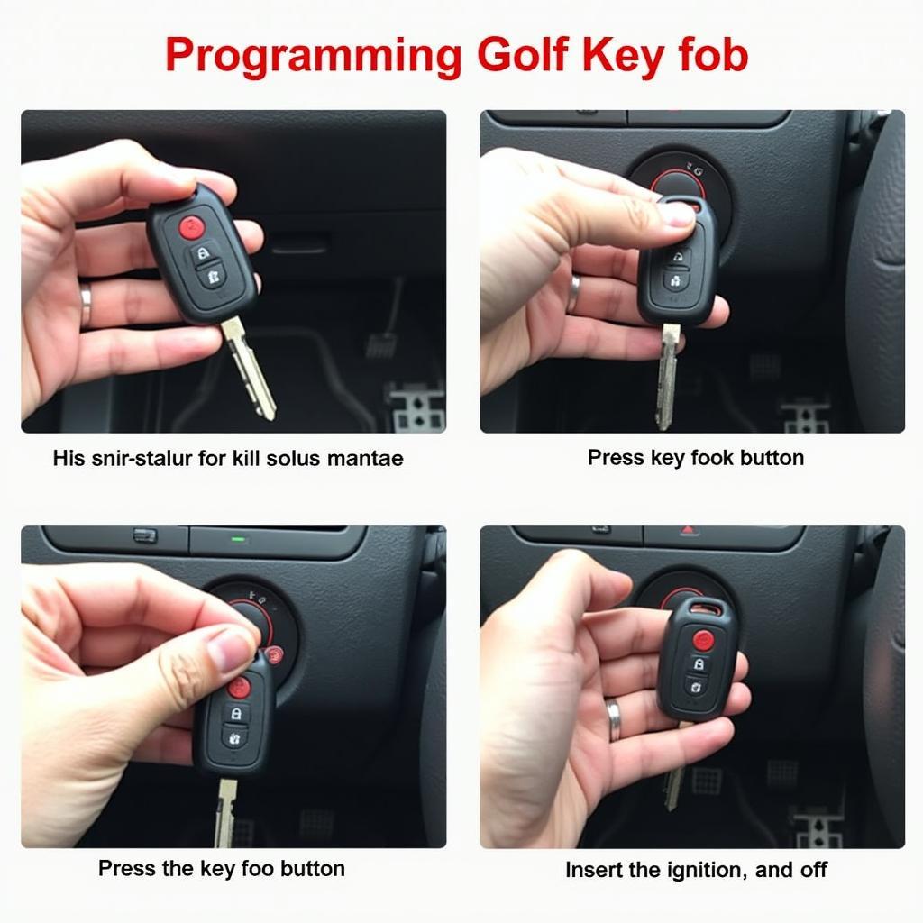 VW Golf Key Fob Programming Steps: Ignition, Key Fob Buttons