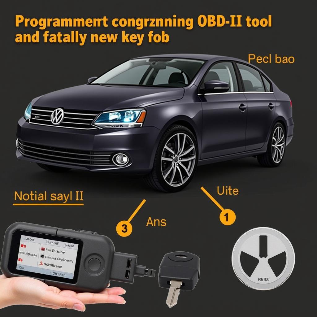 VW Jetta Key Fob Programming with Diagnostic Tool