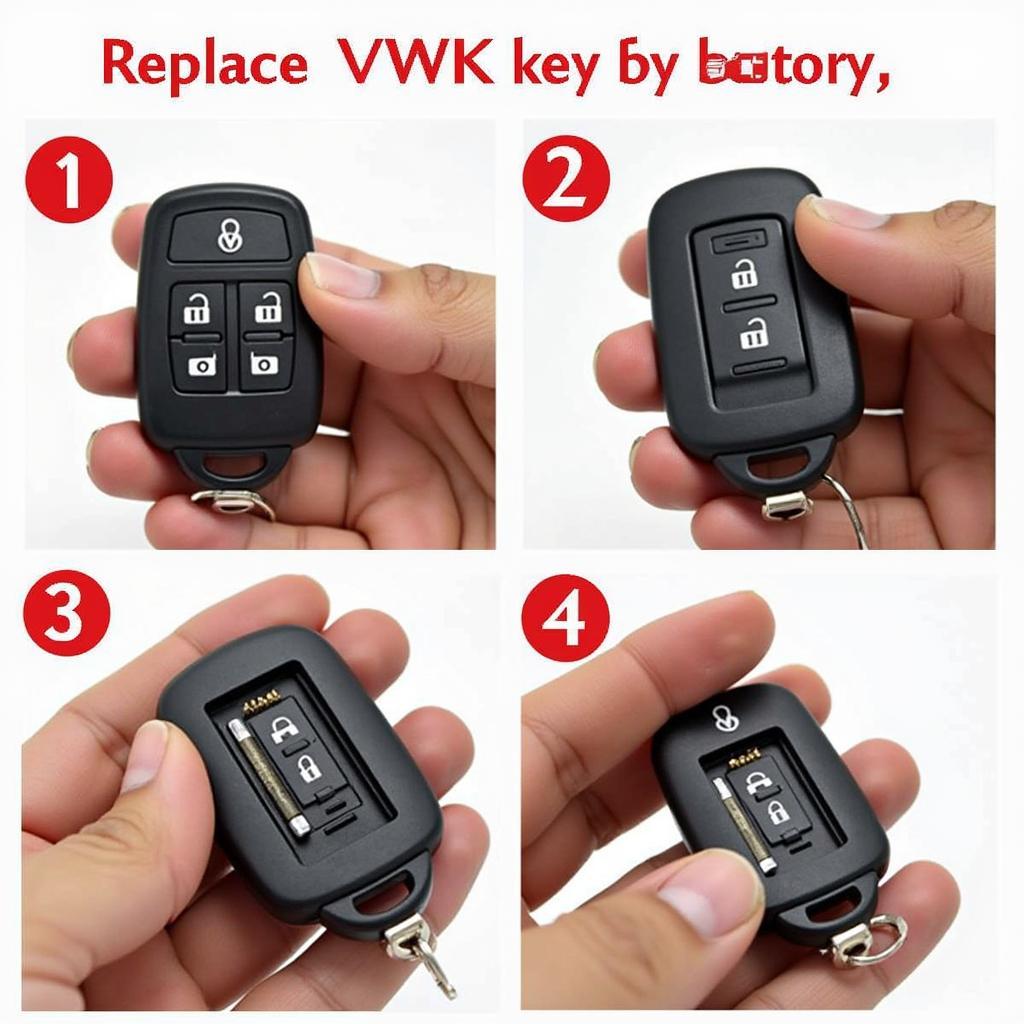 Replacing a VW Key Fob Battery