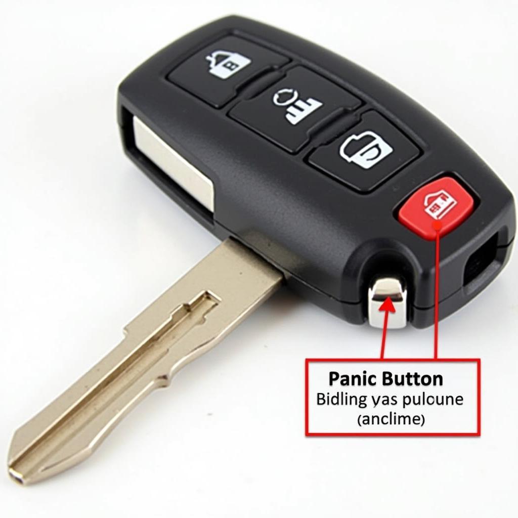 VW Key Fob Panic Button Location