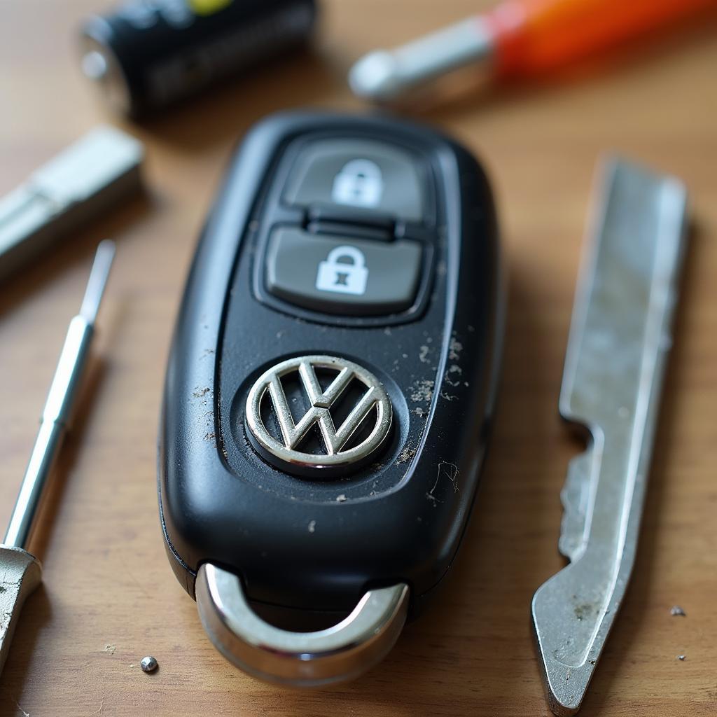 A comprehensive guide to repairing a VW key fob, covering common issues, DIY fixes, and professional solutions.