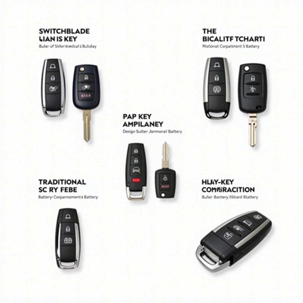 Different VW Key Fob Types