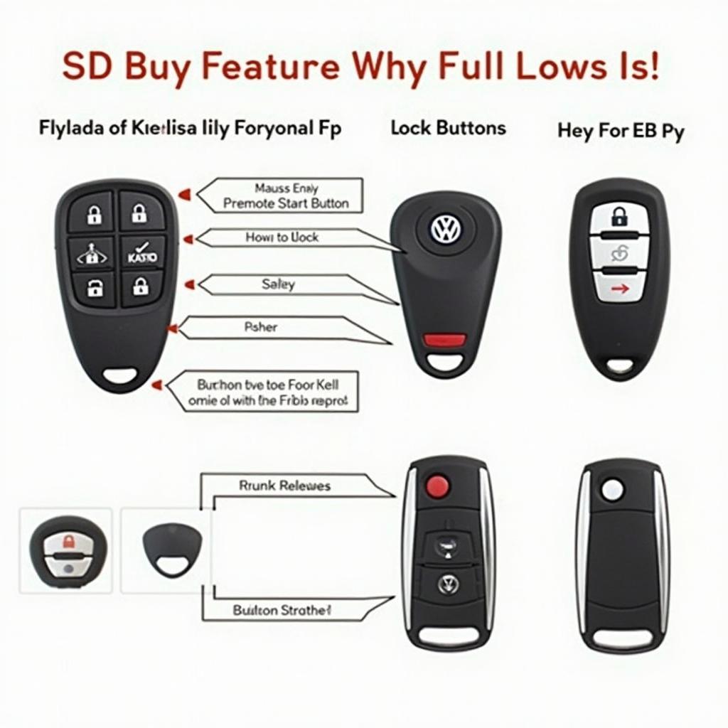 Different Types of VW Key Fobs