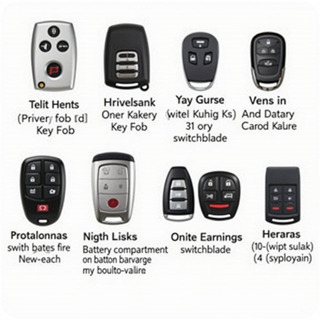 Different Volkswagen Key Fob Types