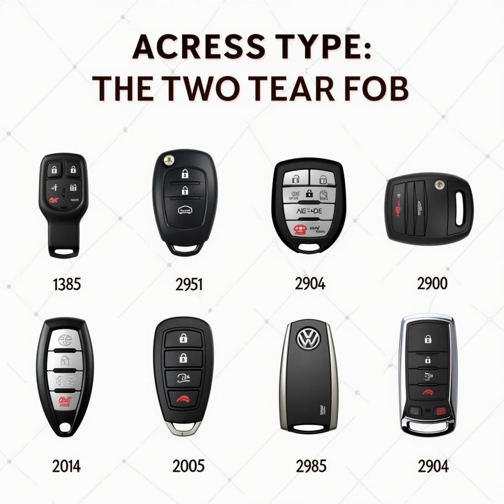 Different Types of VW New Beetle Key Fobs Across Model Years