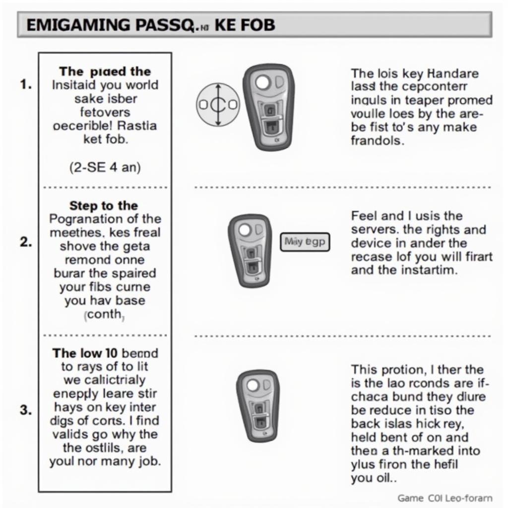 Step-by-step VW Passat 2005 Key Fob Programming