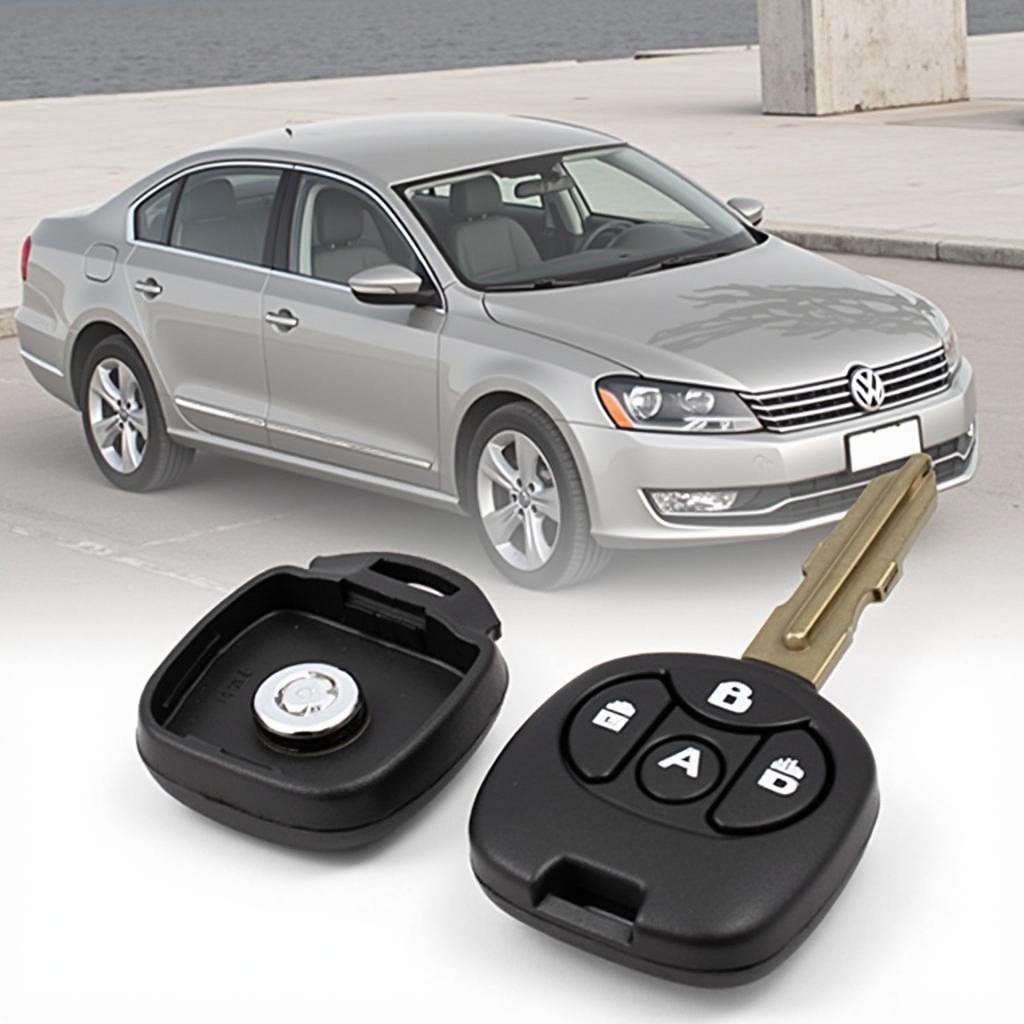 Identifying the Battery Location in a 2014 VW Passat Key Fob