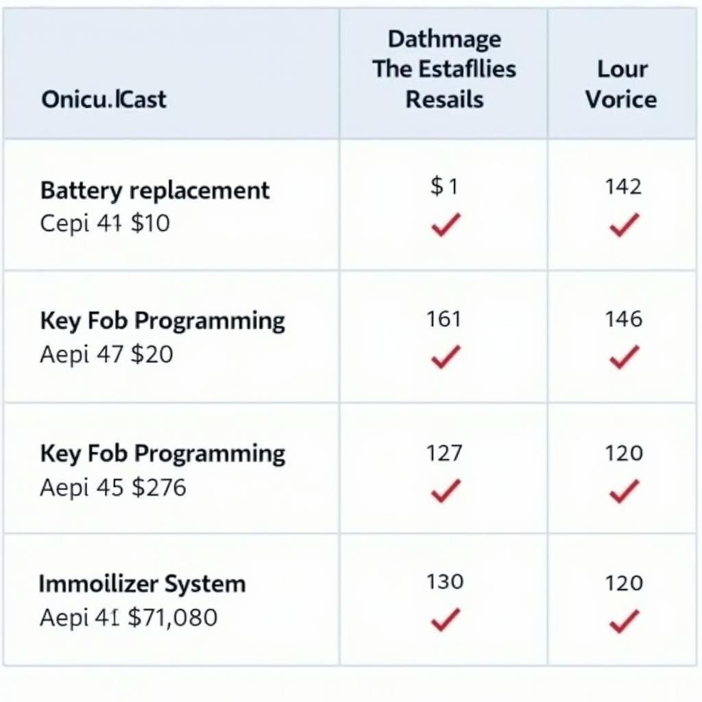 VW Passat Key Fob Repair Costs