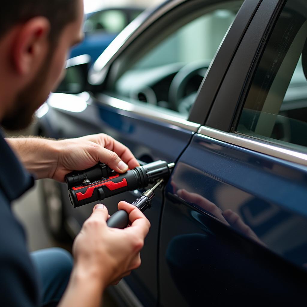 VW Passat Locksmith Opening Door