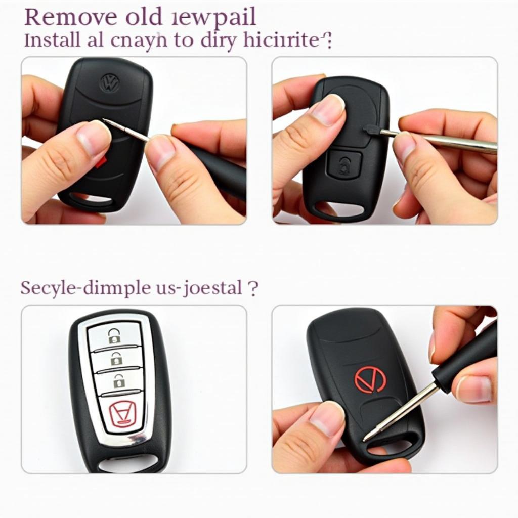 VW Polo Key Fob Cover Replacement Steps: Removing the Old Cover and Installing a New One