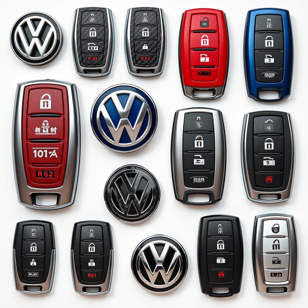 VW R32 Key Fob Sticker Variety