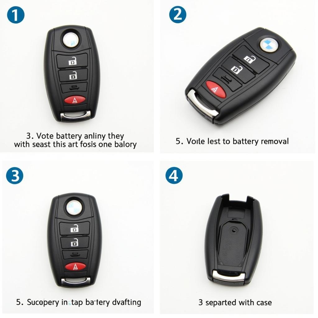 Disassembling a Washed BMW Key Fob