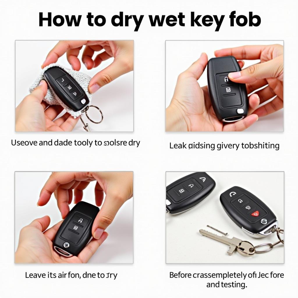 How to Fix a Wet Key Fob