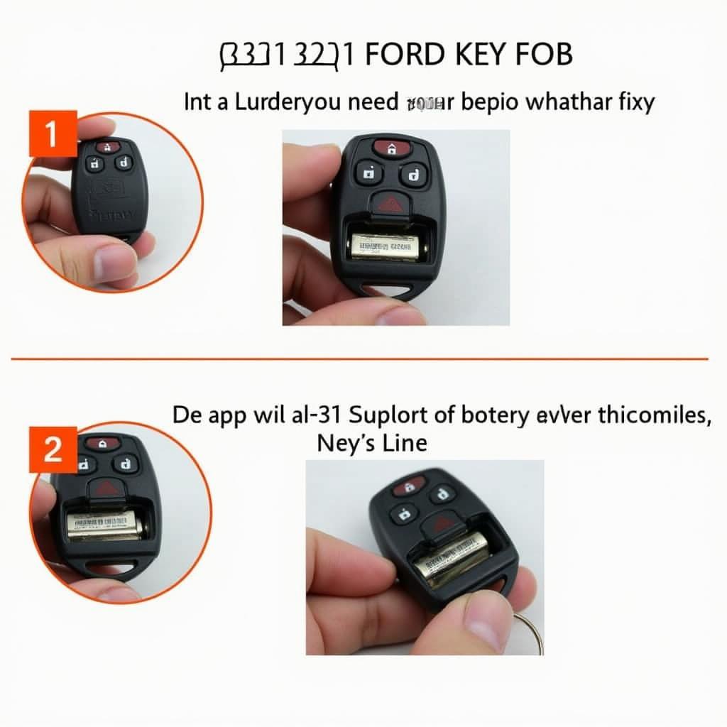 Replacing the Key Fob Battery in a 2001 Ford Taurus