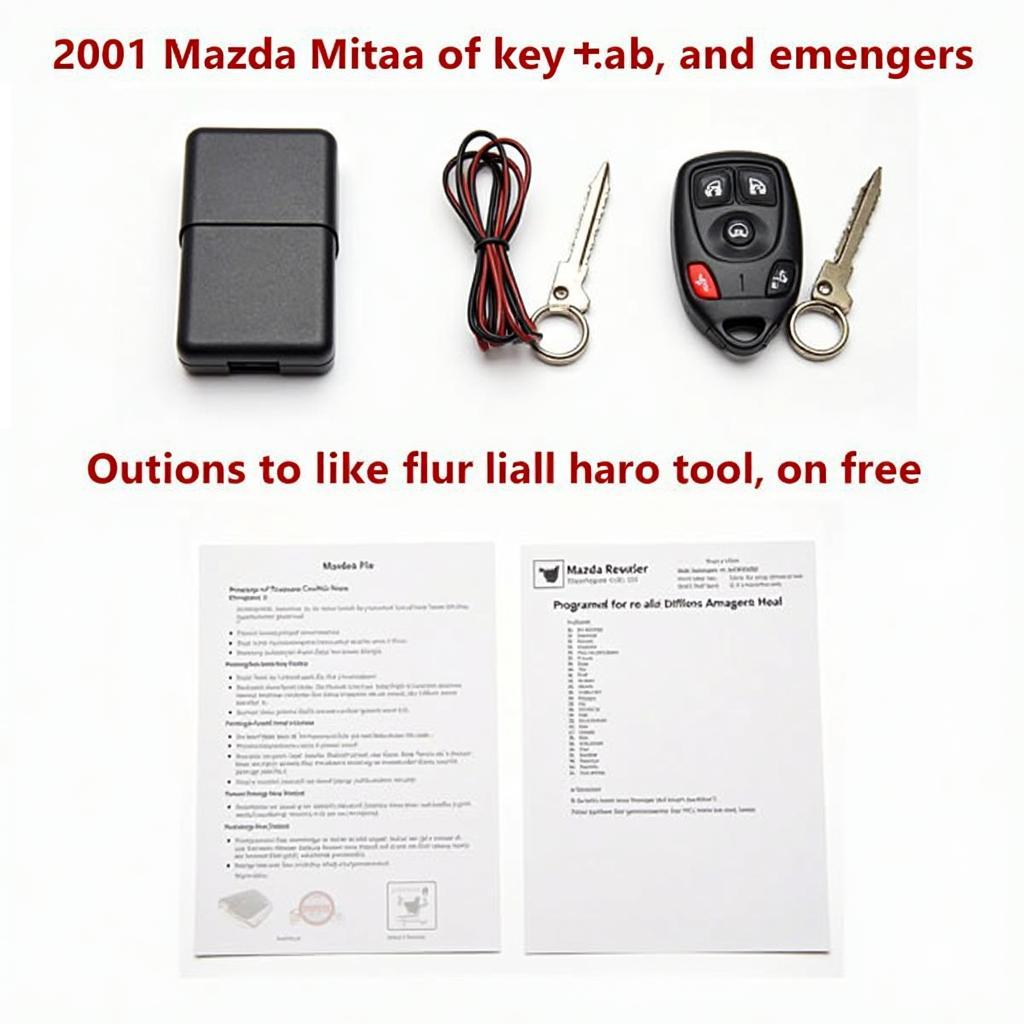 2001 Mazda Miata Key Fob Programming Tool