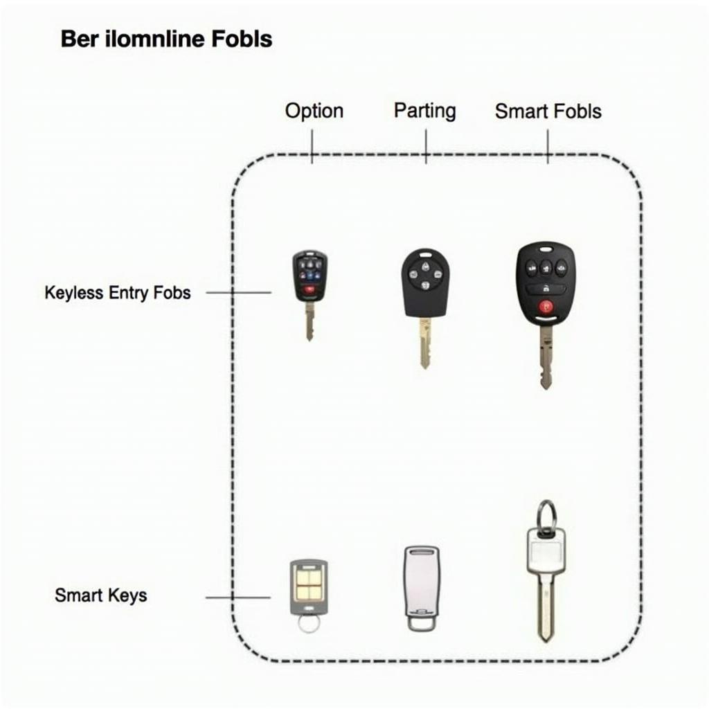 2004 GMC Yukon Key Fob Types