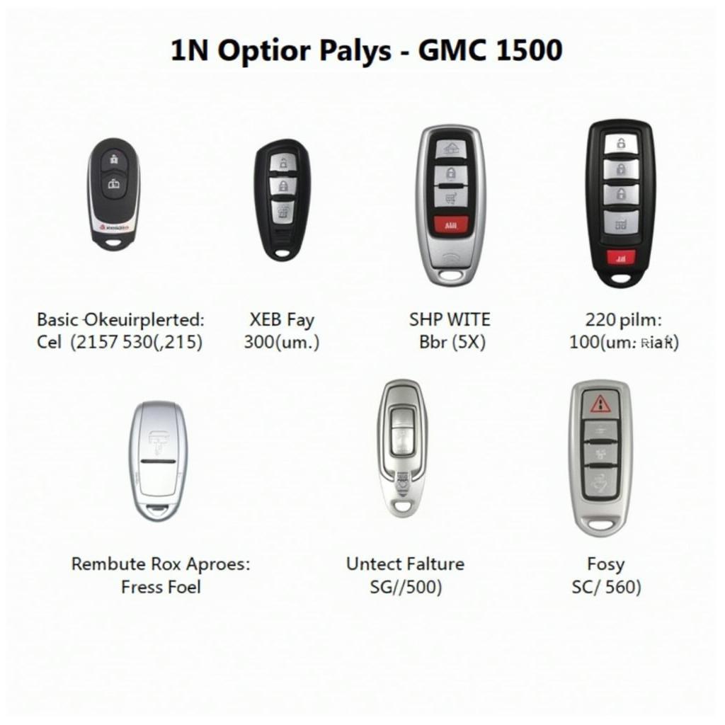 2005 GMC 1500 Key Fob Options: Exploring Different Types and Features