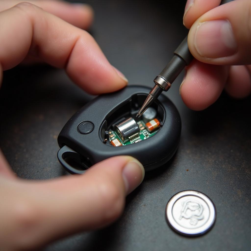 Replacing a 2005 Mazda Key Fob Battery