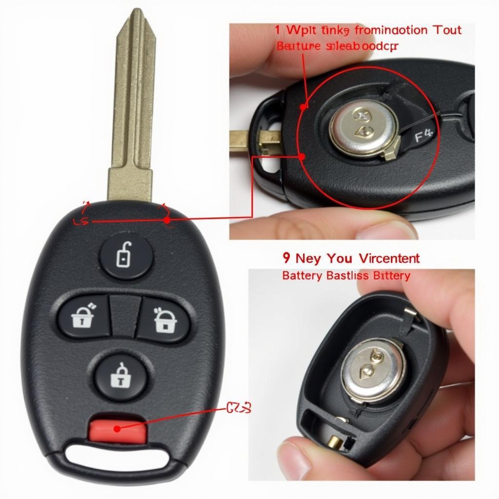 Replacing the Key Fob Battery in a 2005 Toyota Tacoma