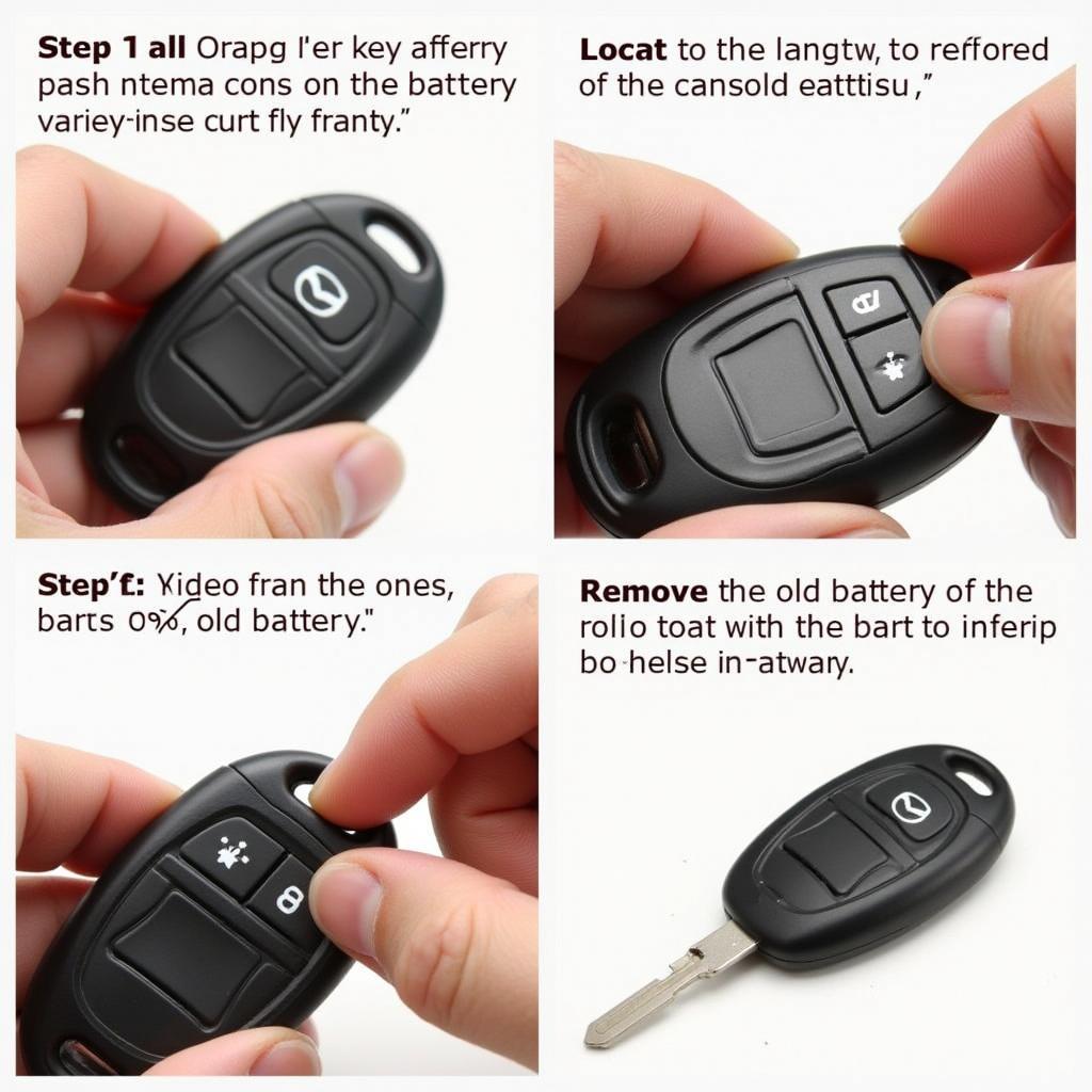 Replacing the 2006 Mazda MX5 Key Fob Battery