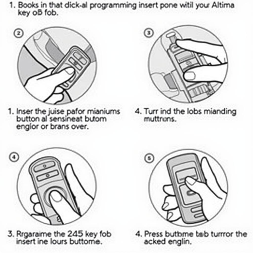 2006 Nissan Altima Key Fob Programming Steps